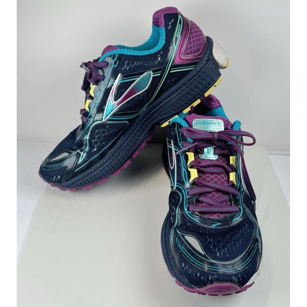 Brooks Ghost 8th Edition Running Shoes Women's 7.5 B Blue Purple Sneakers 120193